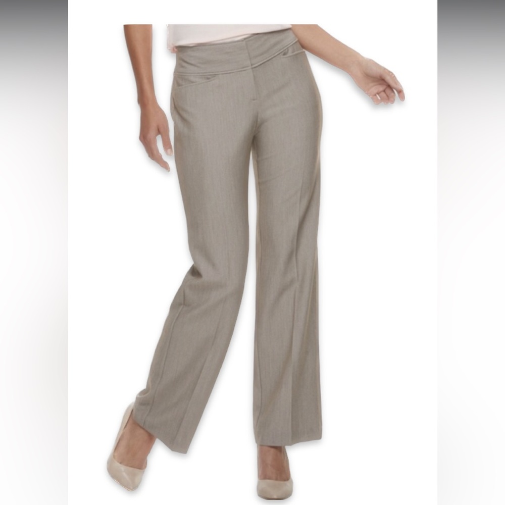Elle Pants Women’s Size 10 Wide Leg Powder Light Pink Trousers Casual office